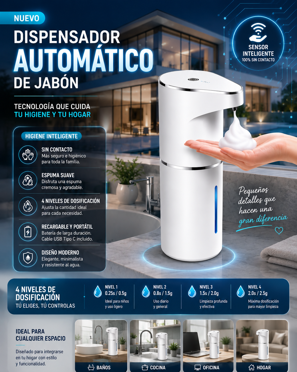 🧼Dispensador Automático🧼PureSense®