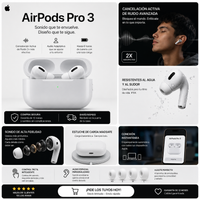 🎧 AirPods Pro 3 – Sonido Premium, Libertad Total 🎧
